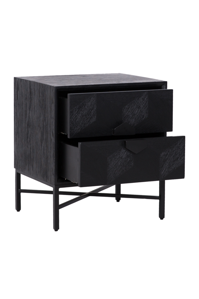 Commode en bois noir | Richmond Blax | Meubleluxe.fr