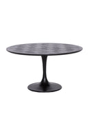 Table de salle à manger ronde en chêne noir | Richmond Blax