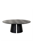 Table basse à pied en chêne noir | Richmond Blax | Meubleluxe.fr
