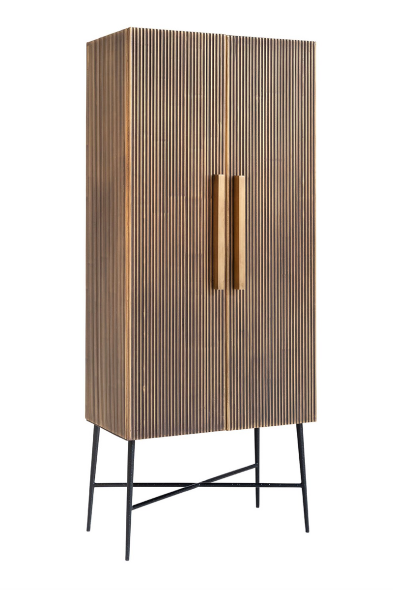 Armoire moderne en bois à 2 portes | Richmond Ironville | Meubleluxe.fr