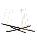 Lampe à suspension moderne en aluminium noir | Richmond Amira | Meubleluxe.fr