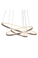 Lampe à suspension moderne en aluminium doré | Richmond Amira | Meubleluxe.fr