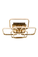 Plafonnier moderne à carrés dorés | Richmond Cailey | Meubleluxe.fr