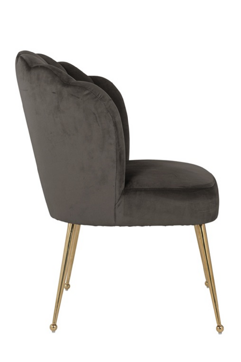 Chaise de salle à manger en velours | Richmond Pippa | Meubleluxe.fr