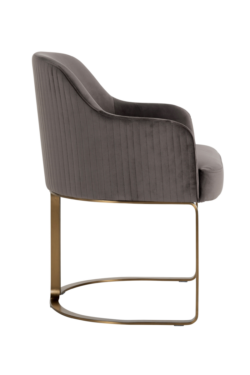 Fauteuil moderne Stone Velvet | Richmond Hadley | Meubleluxe.fr