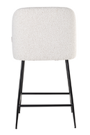 Tabouret de comptoir Bouclé blanc | Richmond Pulitzer | Meubleluxe.fr