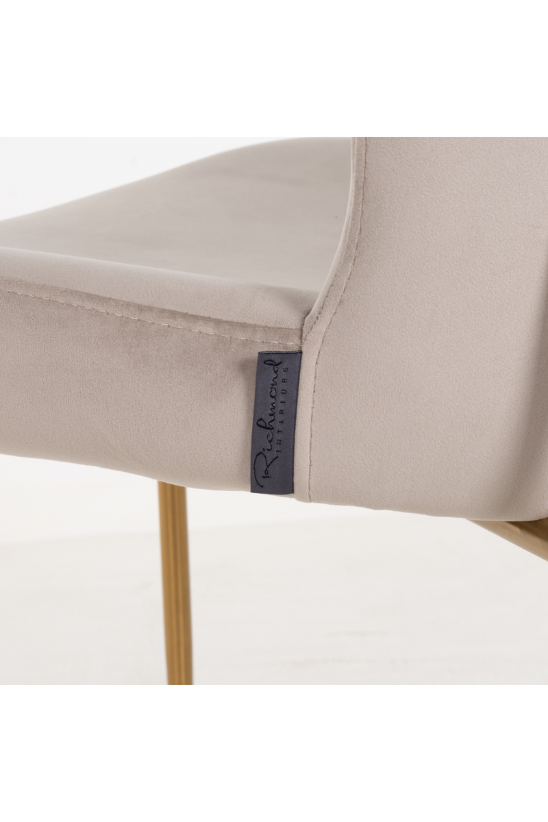 Chaise de salle à manger en velours | Richmond Odessa | Meubleluxe.fr