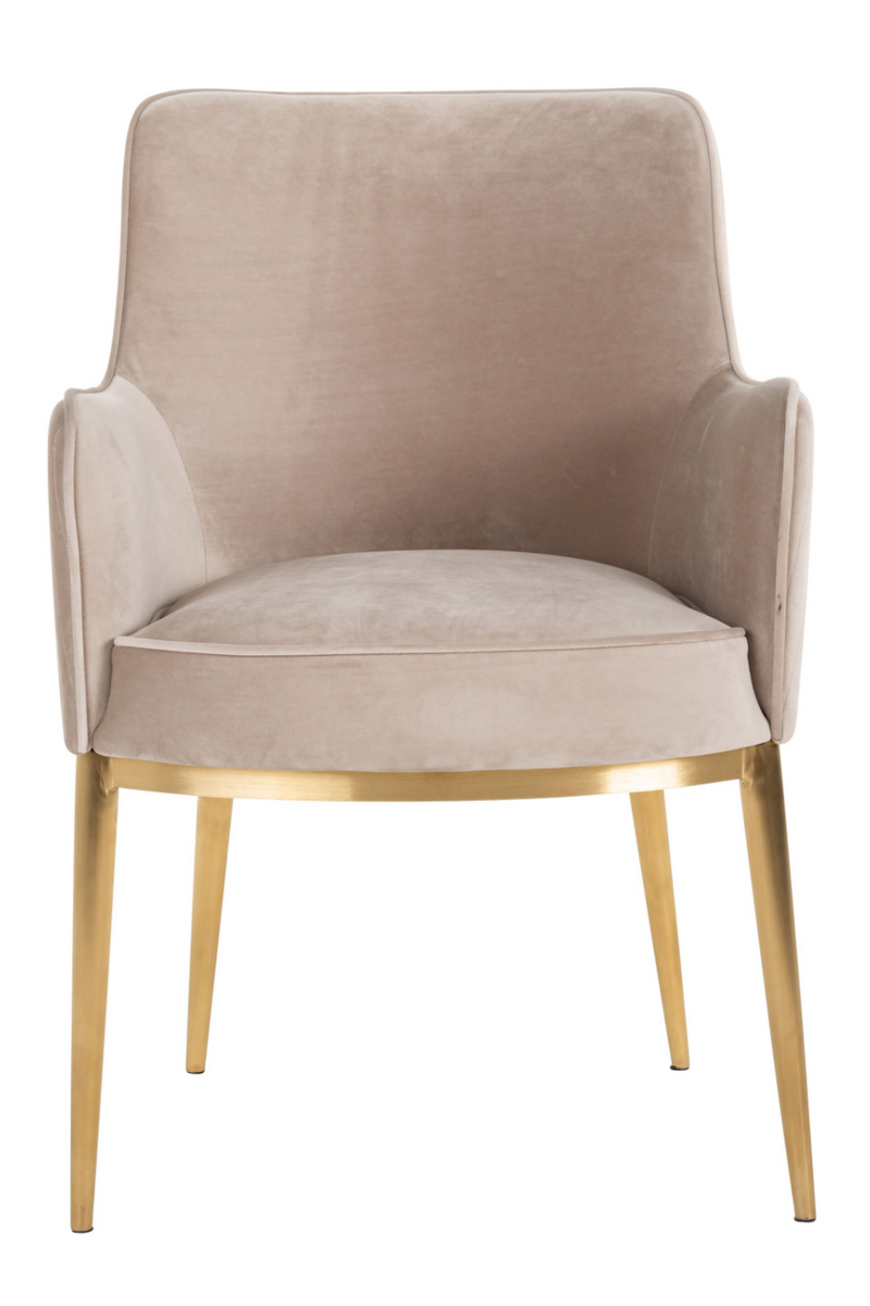 Chaise de salle à manger en velours | Richmond Breeze | Meubleluxe.fr