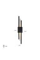 Applique murale noire | Richmond Mylas | Meubleluxe.fr