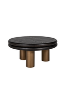 Table basse tripode en métal | Richmond Macaron | Meubleluxe.fr