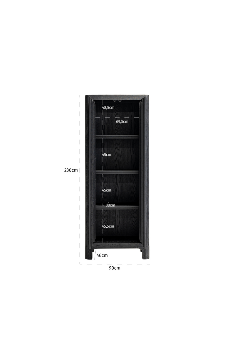 Black Oak Cabinet | OROA Baccarat | Meubleluxe.fr