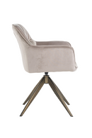 Upholstered Quadropod Swivel Chair | OROA Aline | OROA.com