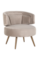 Fauteuil en velours noir | Richmond Hazel | Meubleluxe.fr