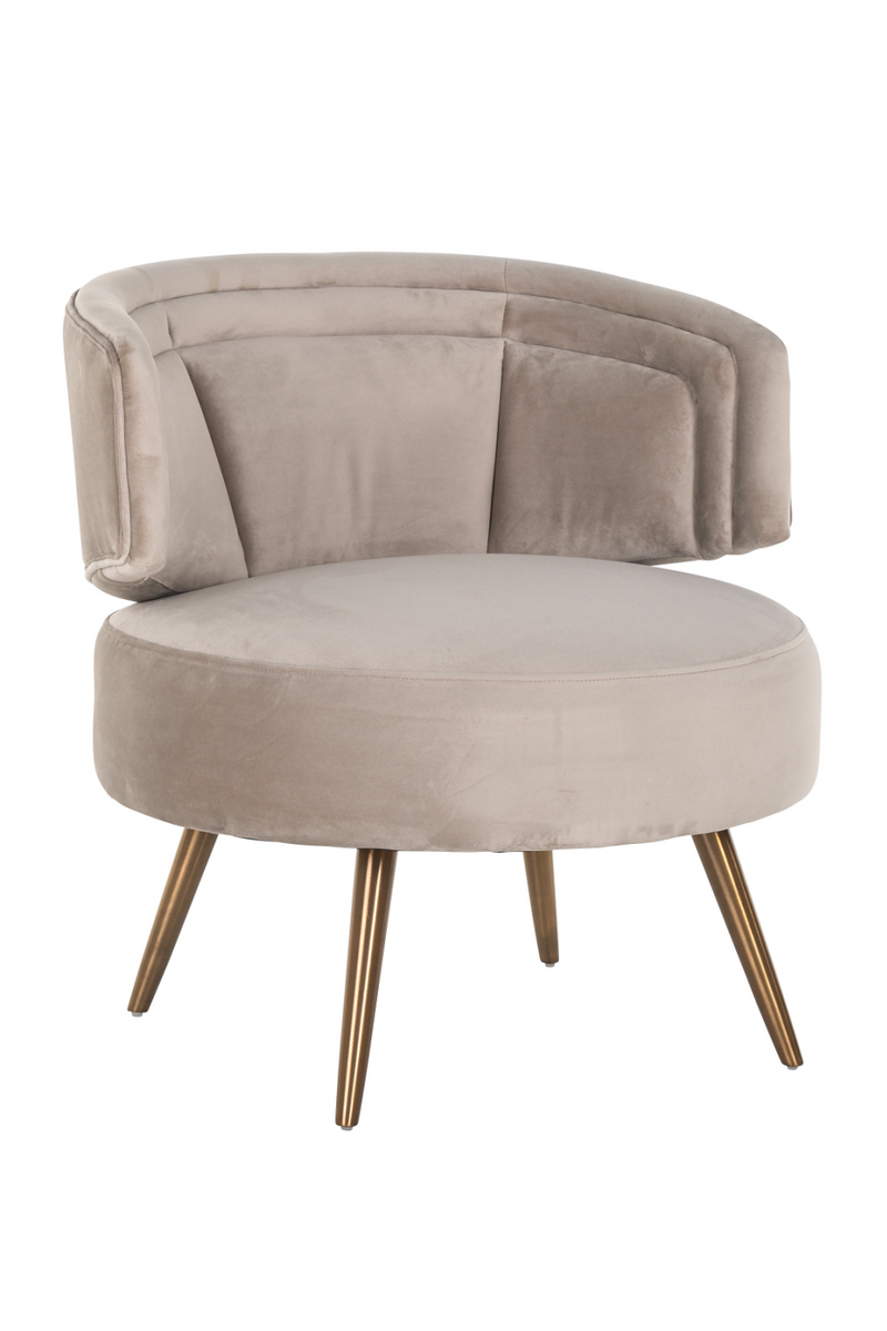 Fauteuil en velours noir | Richmond Hazel | Meubleluxe.fr