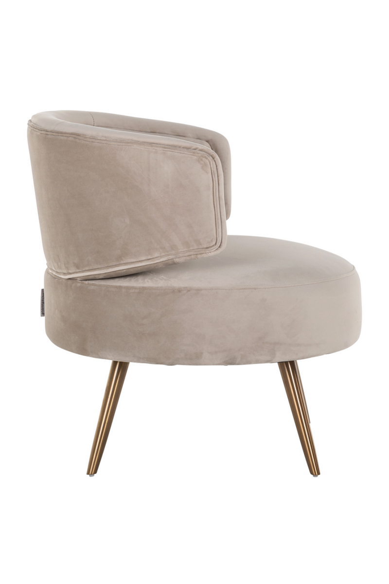 Fauteuil en velours noir | Richmond Hazel | Meubleluxe.fr