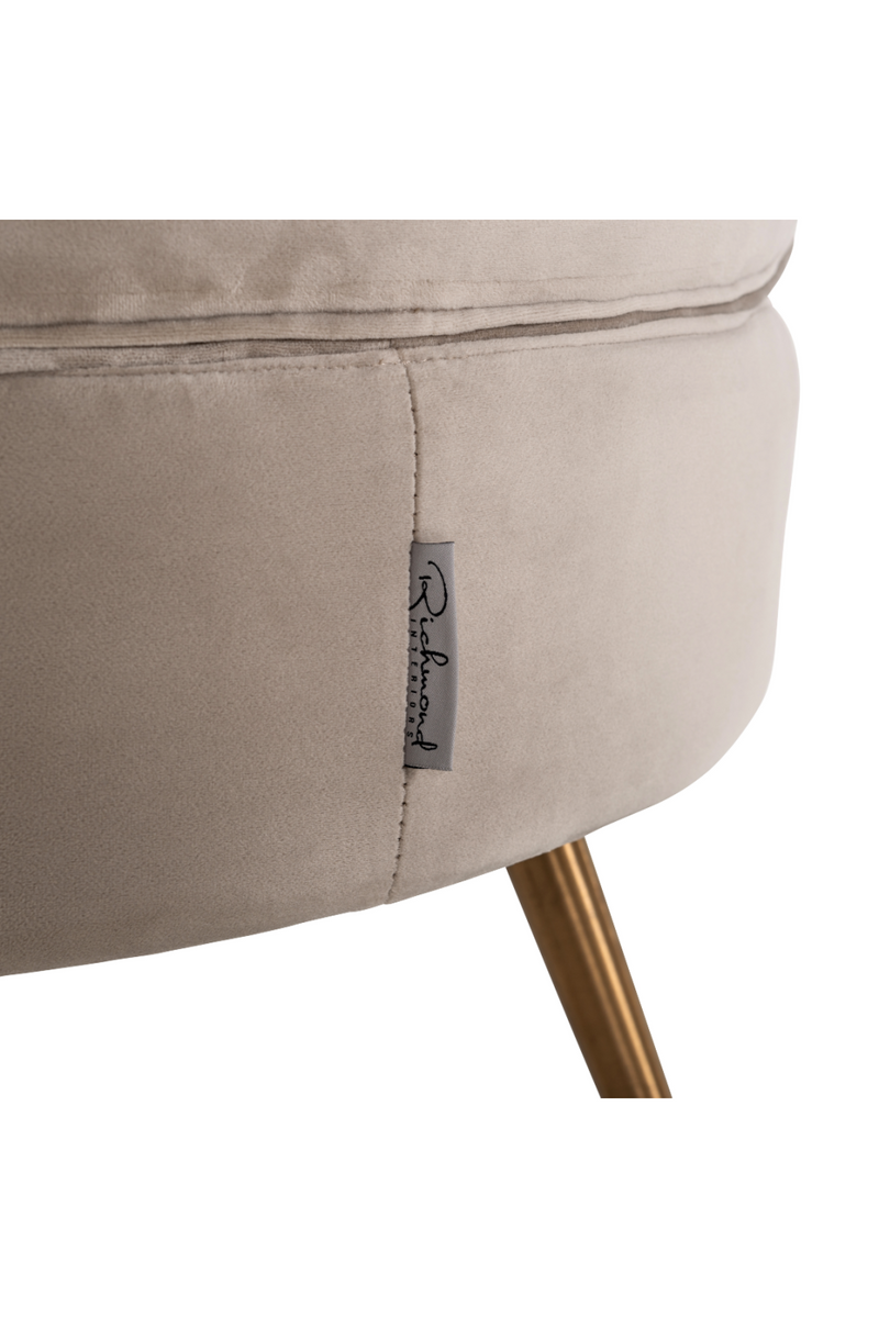 Fauteuil en velours noir | Richmond Hazel | Meubleluxe.fr