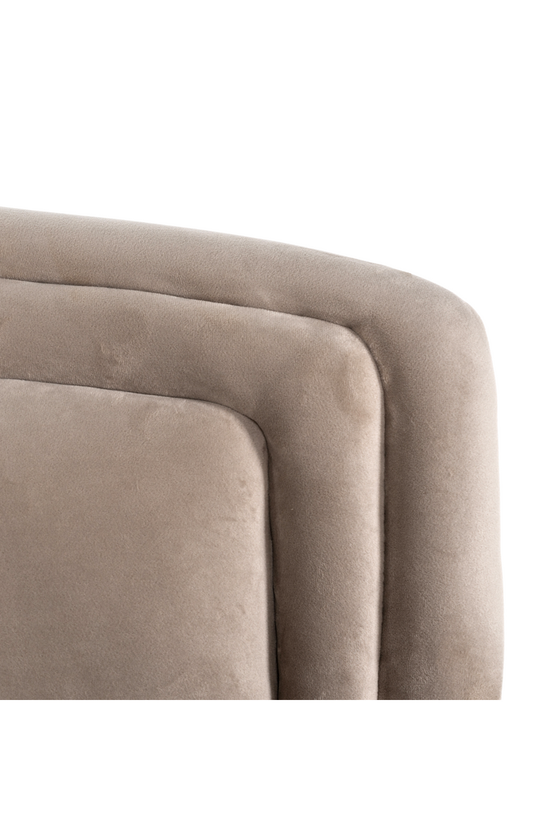 Fauteuil en velours noir | Richmond Hazel | Meubleluxe.fr