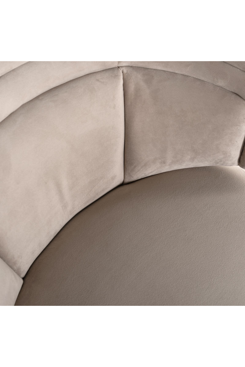 Fauteuil en velours noir | Richmond Hazel | Meubleluxe.fr