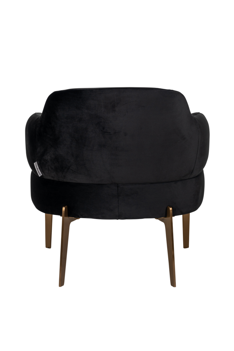 Fauteuil en tissu noir Boho | Richmond Venus | Meubleluxe.fr