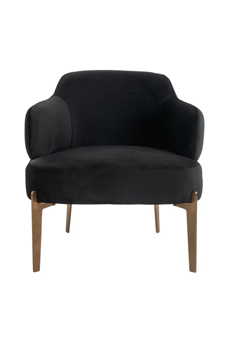 Fauteuil en tissu noir Boho | Richmond Venus | Meubleluxe.fr