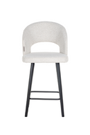 Chaise de comptoir en tissu chenille | Richmond Savoy | Meubleluxe.fr