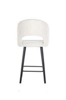 Chaise de comptoir en tissu chenille | Richmond Savoy | Meubleluxe.fr