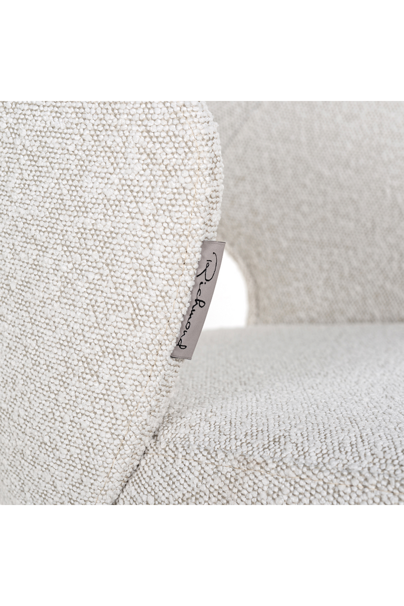 Chaise de comptoir en tissu chenille | Richmond Savoy | Meubleluxe.fr