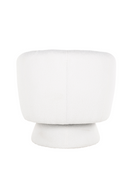 Fauteuil pivotant mellotonné blanc | Richmond Senna | Meubleluxe.fr