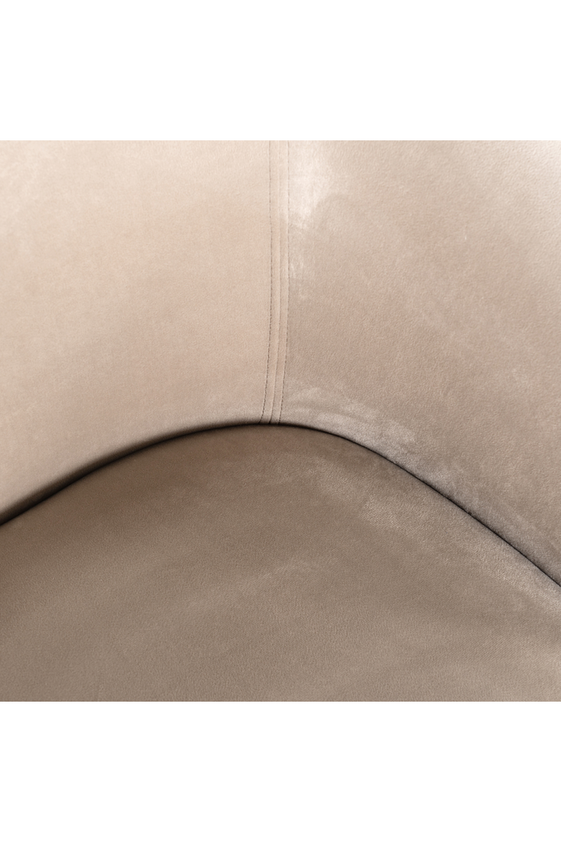 Chaise de salle à manger en velours kaki | Richmond Avanti | Meubleluxe.fr