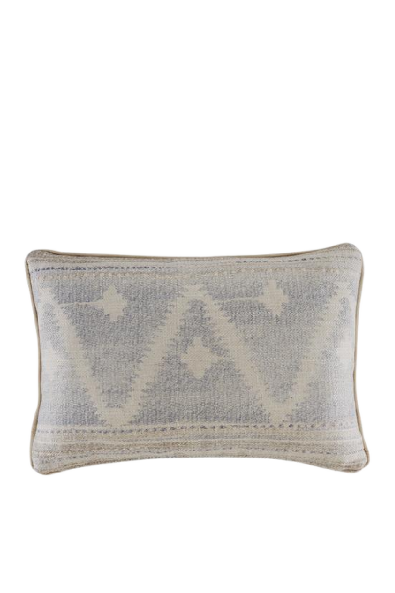 Coussin Zigzag avec passepoil en velours | Andrew Martin Babylon | Meubleluxe.fr