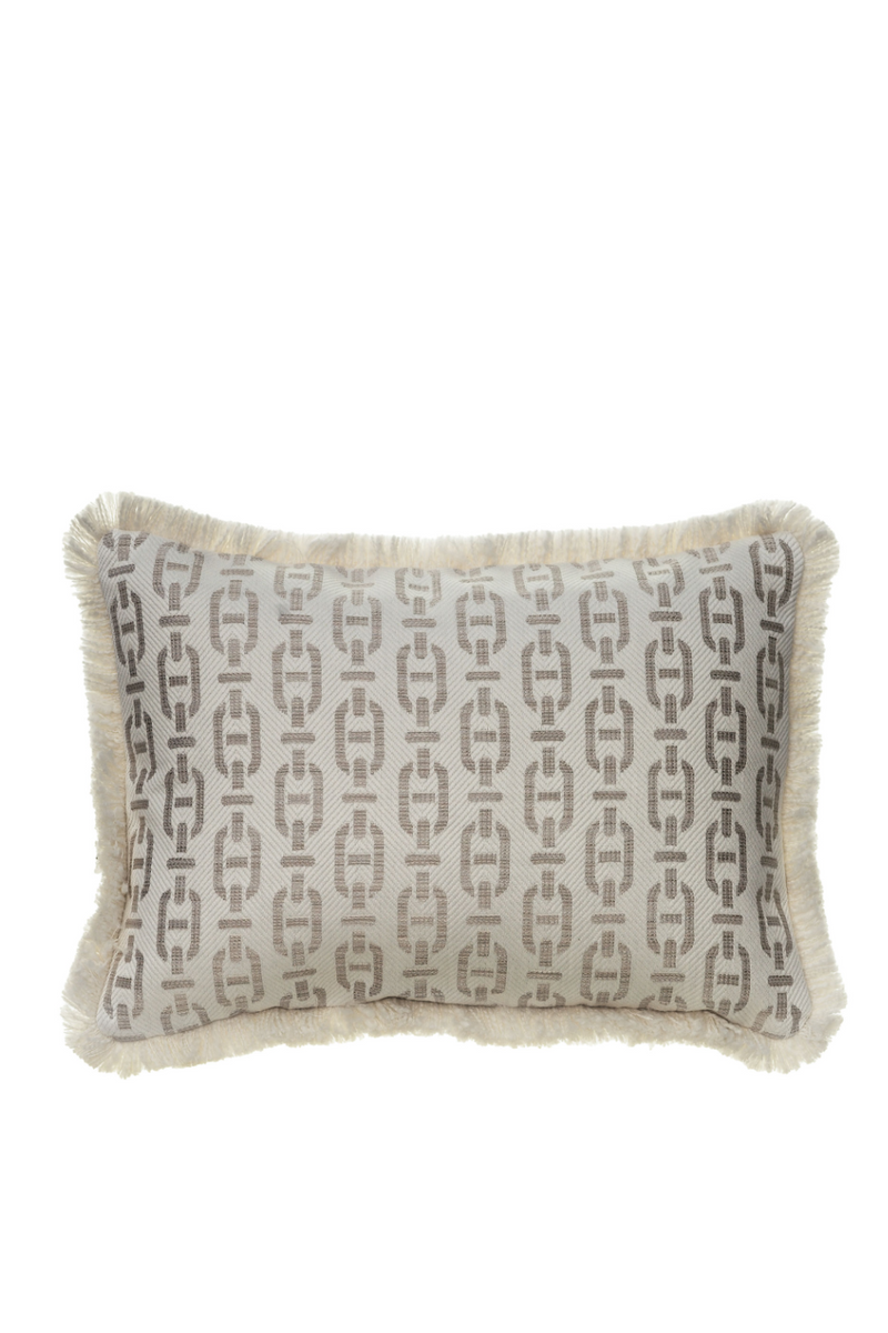 Chain Link Rectangular Cushion M | Andrew Martin Burlington | Meubleluxe.fr